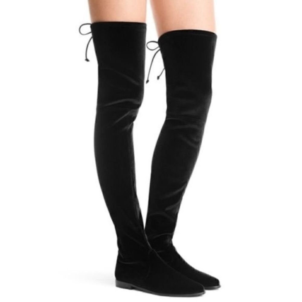 Stuart weitzman leggylady velvet over the knee boots